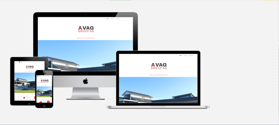 Webdesign AVAG Group Schweiz